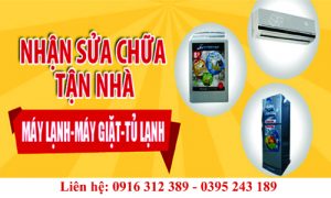 Sửa chữa điều hòa máy giặt tủ lạnh máy lọc nước tại Thái Nguyên